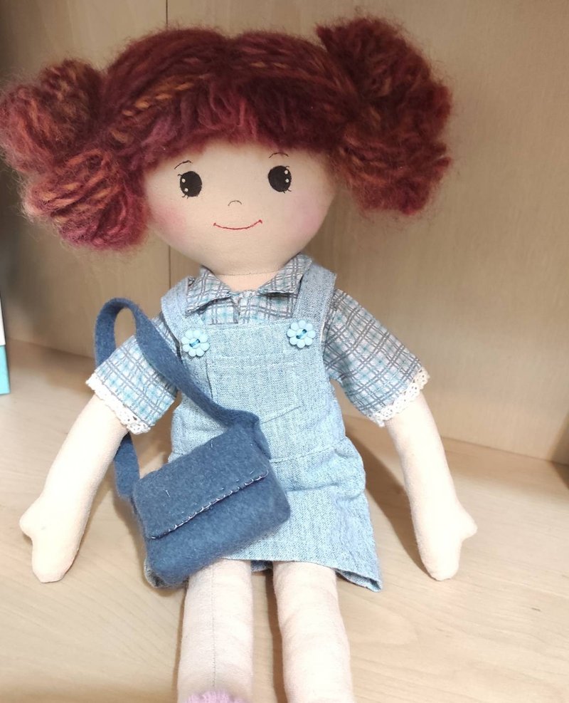 贝妮35CM手作乡村娃娃-春夏出游装 - 玩偶/公仔 - 棉．麻 
