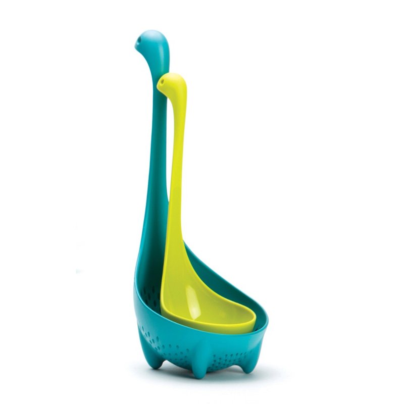 OTOTO 尼斯湖水怪-汤勺组 - 厨房用具 - 塑料 绿色