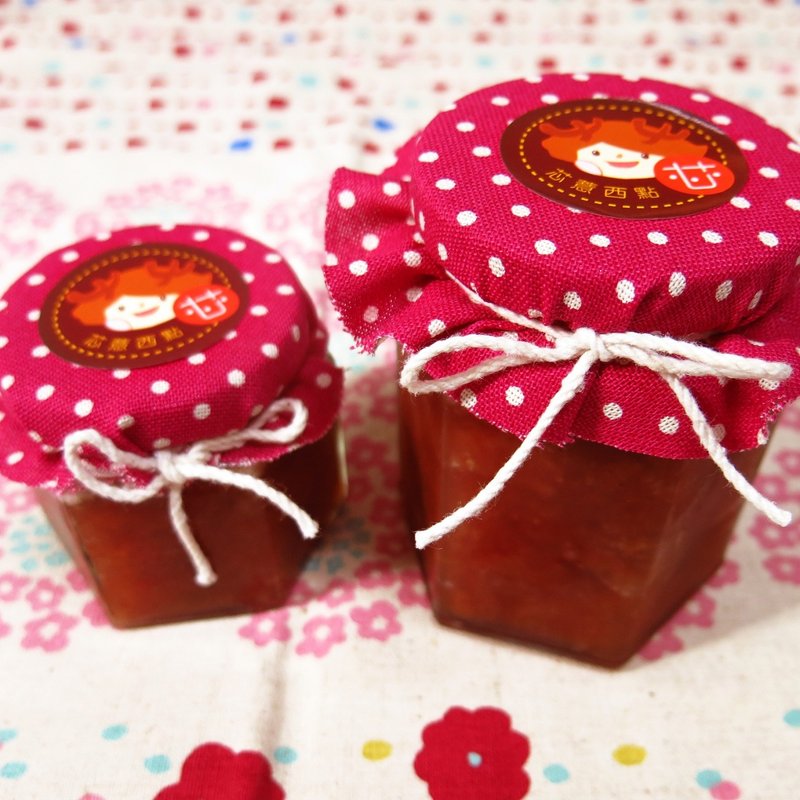 【母亲节礼物】手工熬煮草莓果酱 300g - 果酱/抹酱 - 新鲜食材 红色