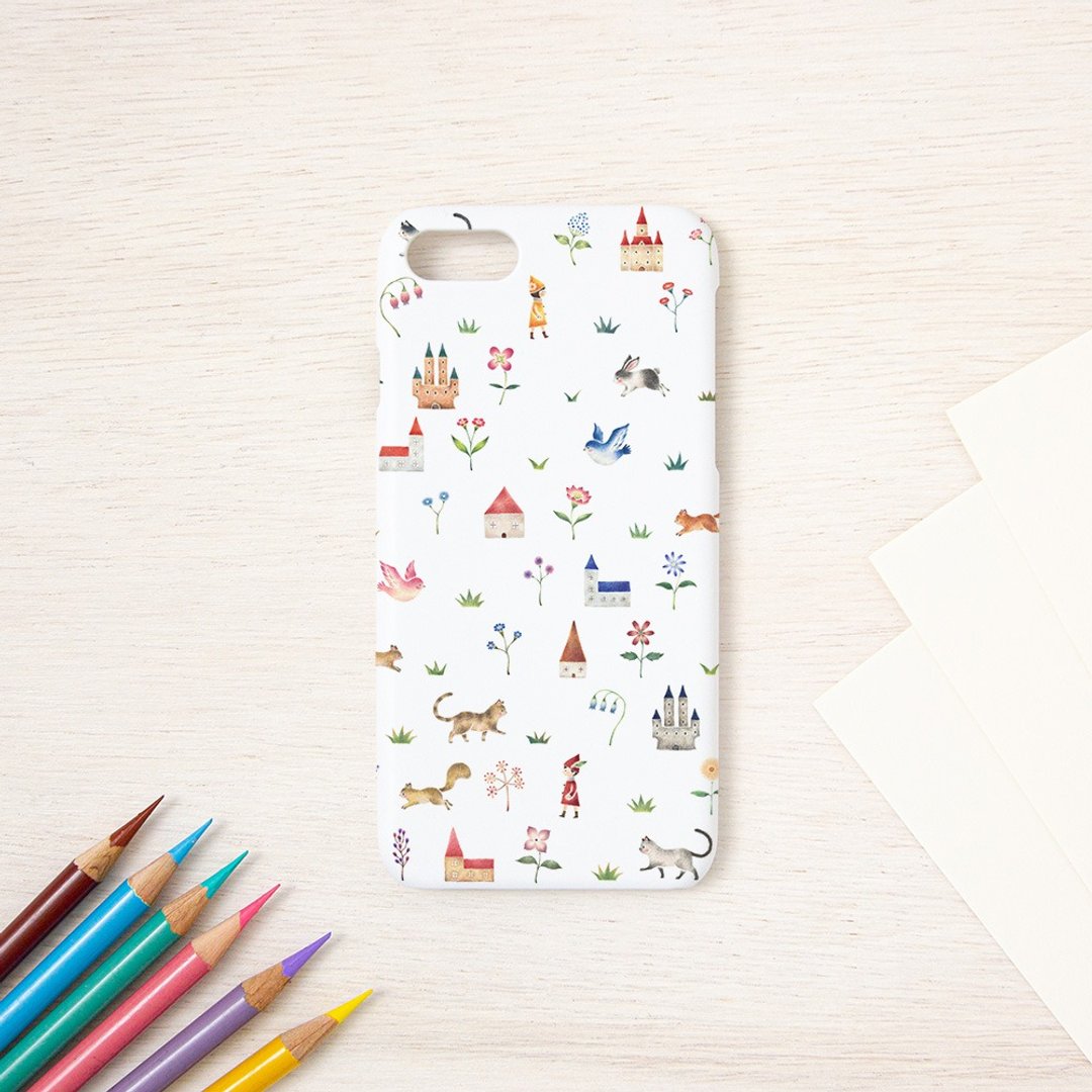 Smartphone case Children and animals country SC-292 - 其他 - 塑料 多色