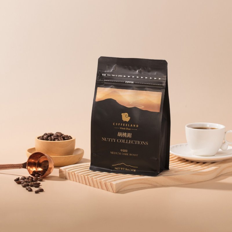COFFEELAND | 胡桃钳 - 咖啡豆金萃风味(中深焙)(半磅227公克/包) - 咖啡 - 新鲜食材 蓝色