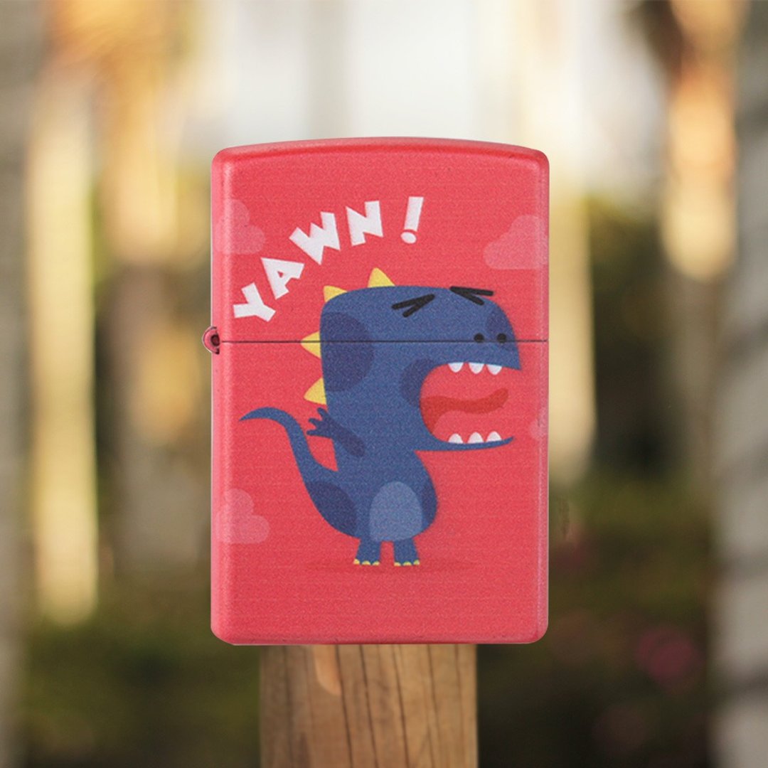 【ZIPPO官方旗舰店】小恐龙系列-红色防风打火机 Z-010 - 其他 - 铜/黄铜 红色