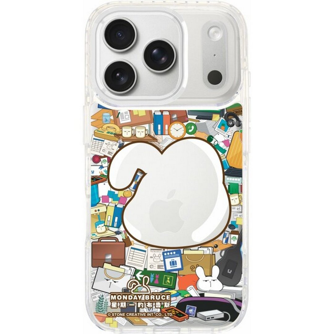 星期一 Bruce 工作负荷仙境 iPhone17 Pro 透明/磁吸磁换式手机殻 - 手机壳/手机套 - 塑料 多色