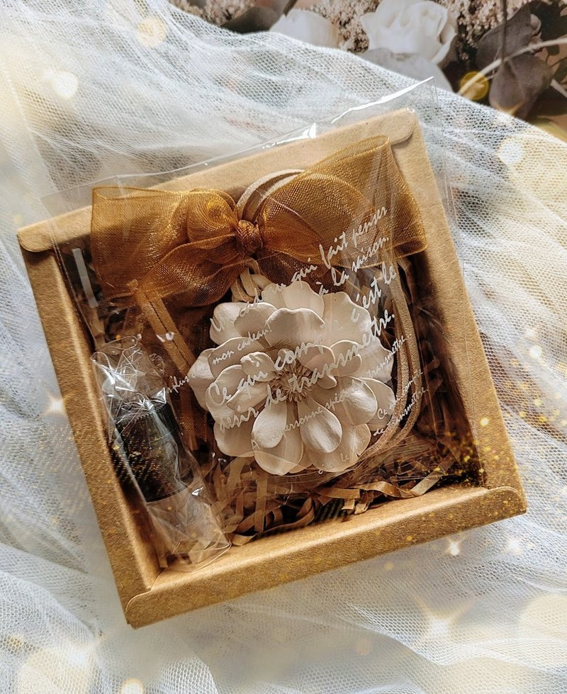 蝴蝶花毛莨洋牡丹扩香石礼盒 活动礼 结婚小物 圣诞交换礼物 - 香薰/精油/线香 - 其他材质 