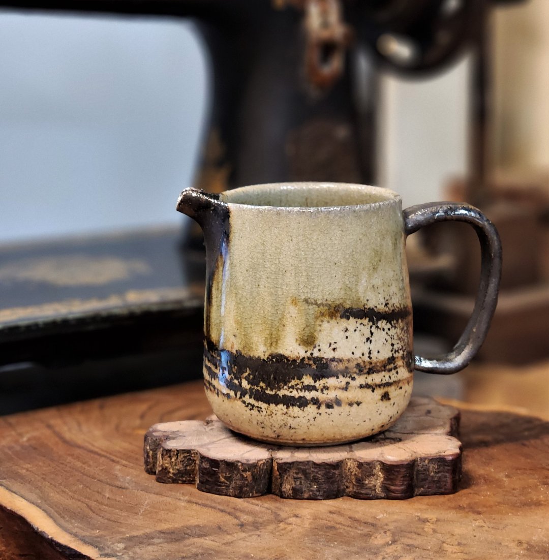 柴烧陶 / 奶壶 / 把手茶海 / 公道杯 / 匀杯 - 茶具/茶杯 - 陶 黑色