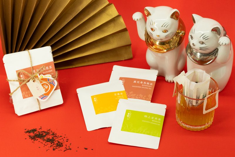 日本茶 | 【新春限定】手冲挂耳包 组合 (3款入) - 茶 - 新鲜食材 