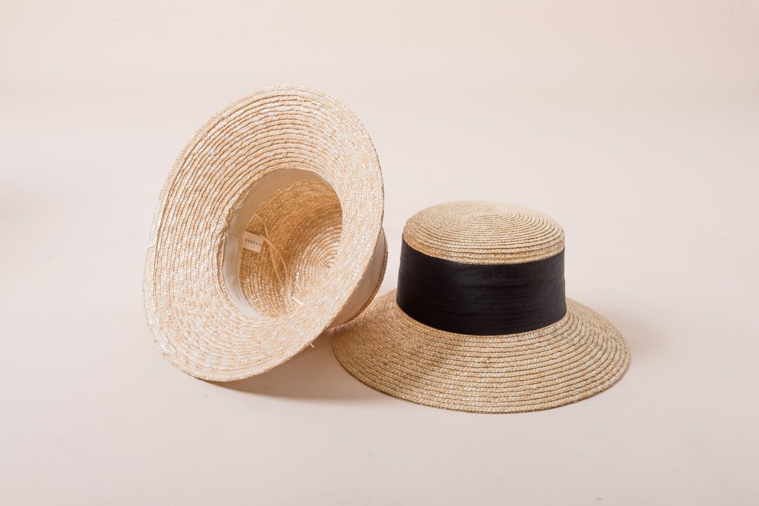 NINA HAT / Black - 帽子 - 其他材质 黑色