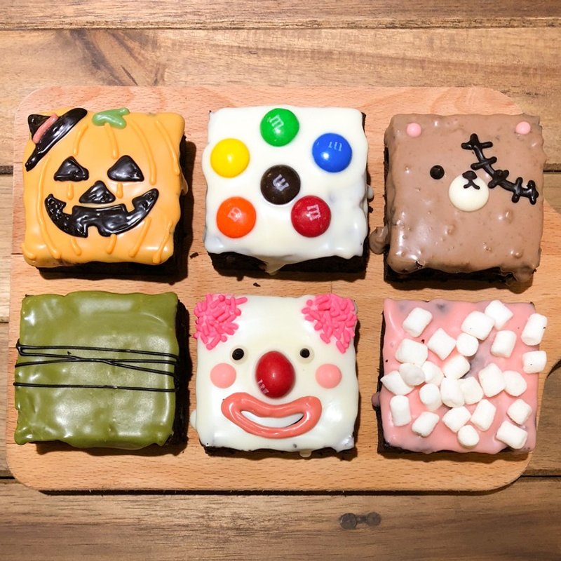 恐怖三剑客-6入礼盒‘万圣节限定’ - 蛋糕/甜点 - 新鲜食材 橘色