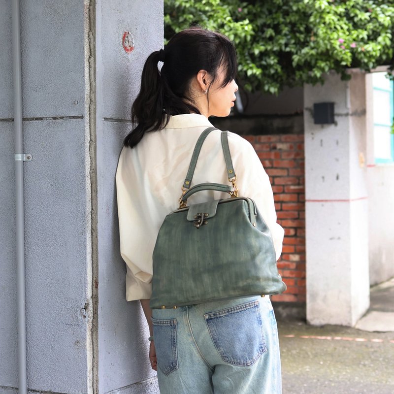 后背医生包 | 意大利植鞣皮 3色 纪念礼物 生日礼物 圣诞节礼物 - 后背包/双肩包 - 真皮 