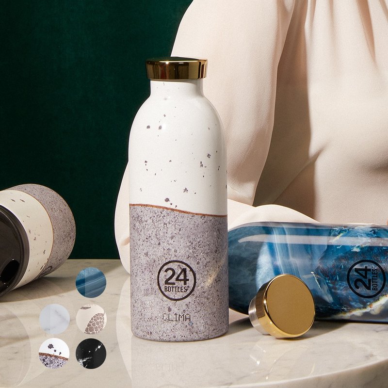 意大利 24Bottles 不锈钢保温/保冷瓶 500ml / 花系列 - 保温瓶/保温杯 - 不锈钢 多色