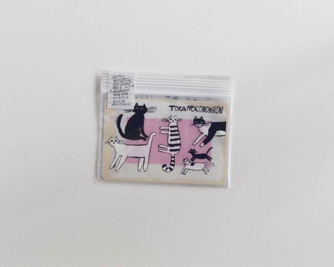 【仓敷意匠】中西直子 虎斑猫BonBon 夹链袋M : 99220-02 - 包装材料 - 塑料 
