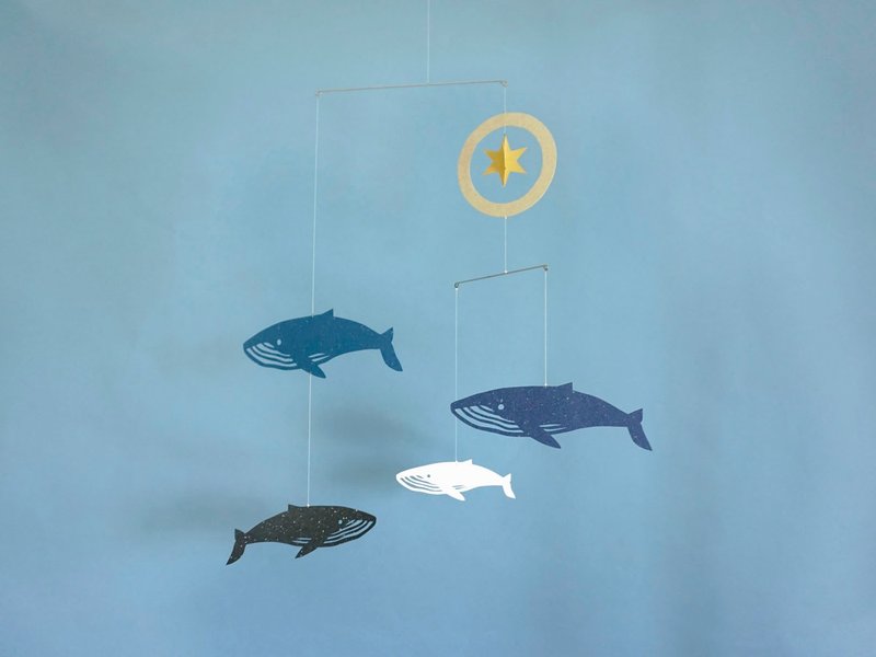 モビールクジラその1 - 其他 - 纸 蓝色