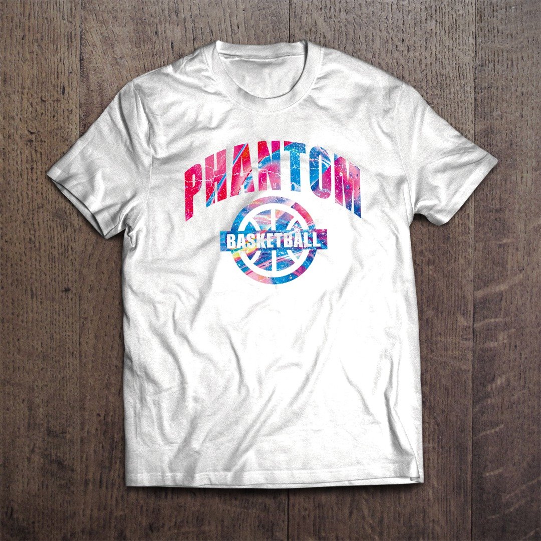 Basketball T-shirt PHANTOM BASKETBALL - 女装 T 恤 - 棉．麻 白色