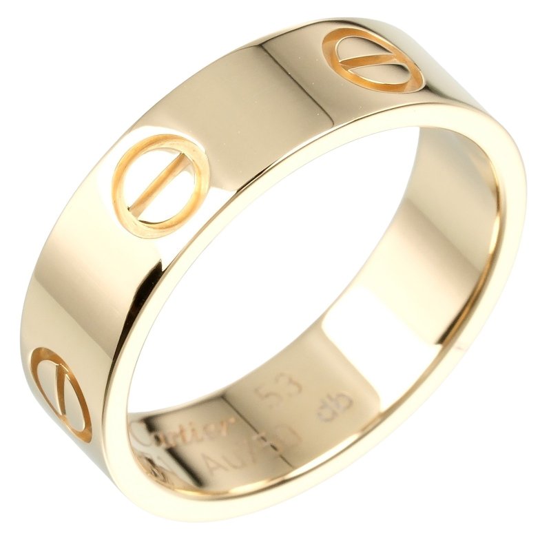 【日本直送】卡地亚 Love 13号戒指 K18YG黄约5.95金【二手】A级 - 戒指 - 贵金属 金色