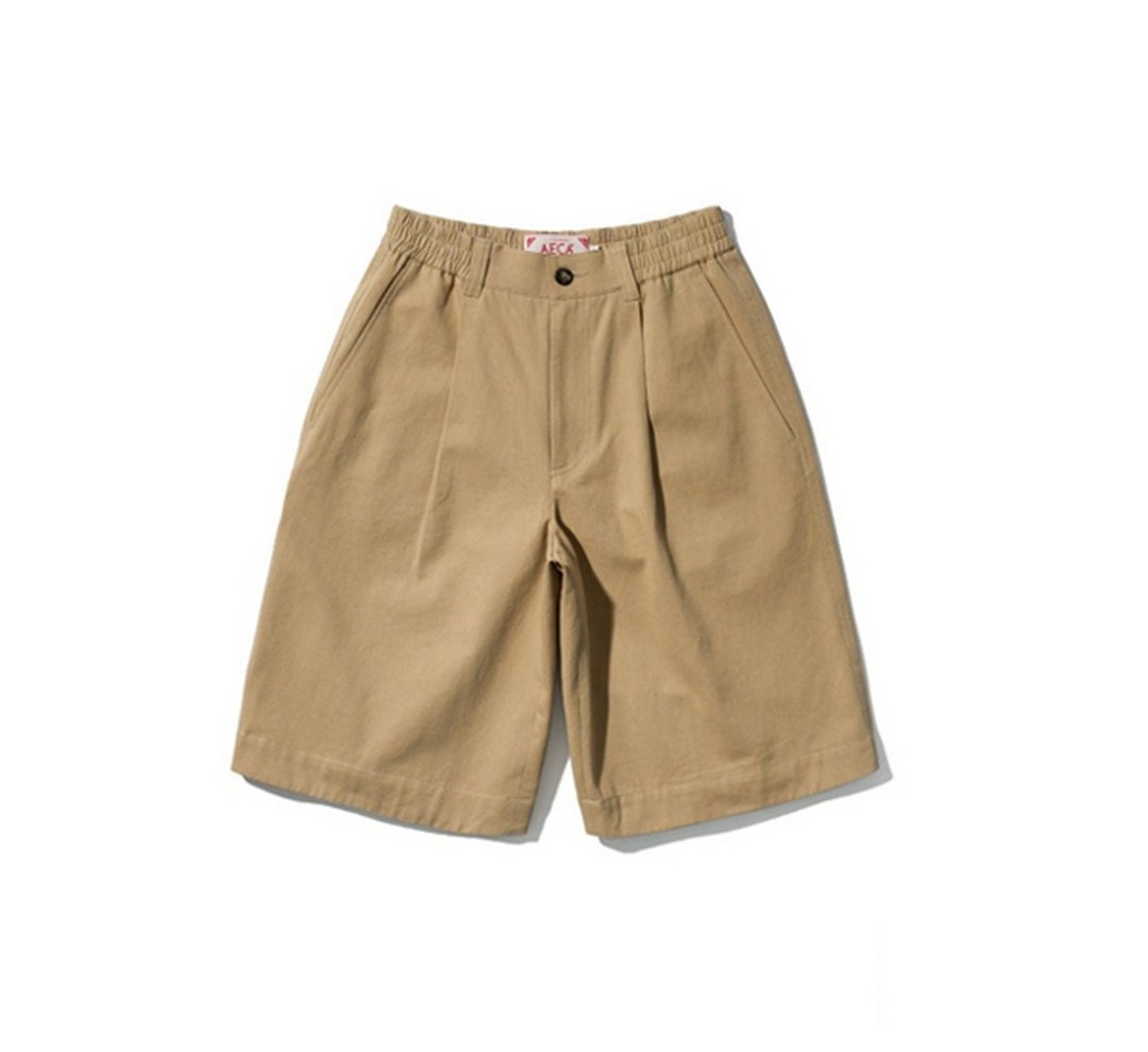 AECA Chino Burmuda Shorts中宽单褶百慕达短裤(两色) - 男士短裤 - 其他材质 多色