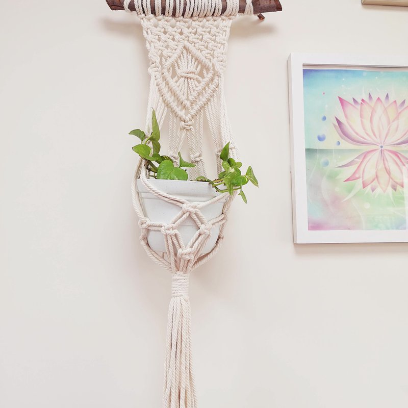 Macrame 植物吊篮【Macrame Plant Hanger】 - 摆饰 - 棉．麻 