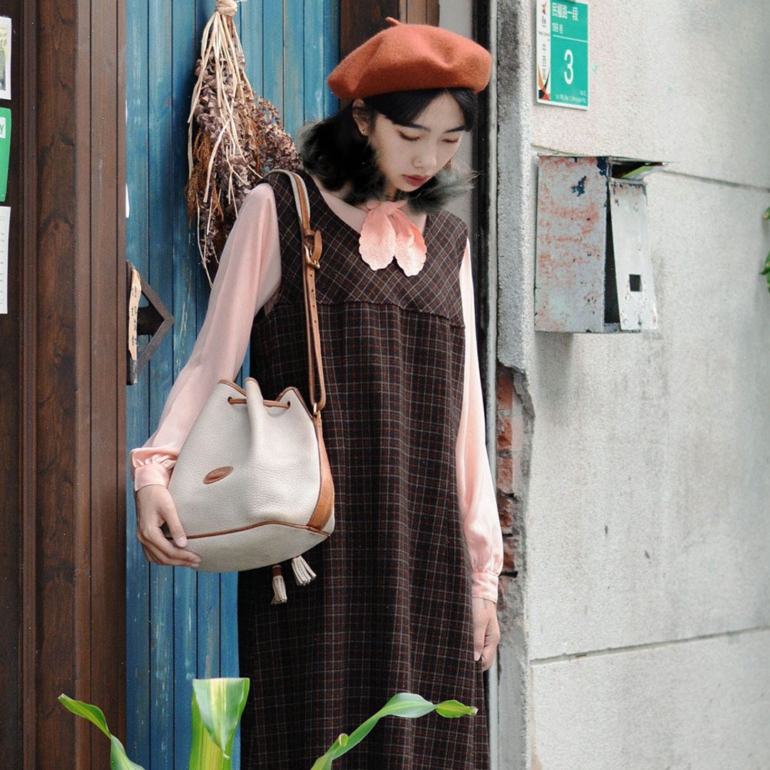 岸谱  |  古着背心洋服 - 洋装/连衣裙 - 其他材质 