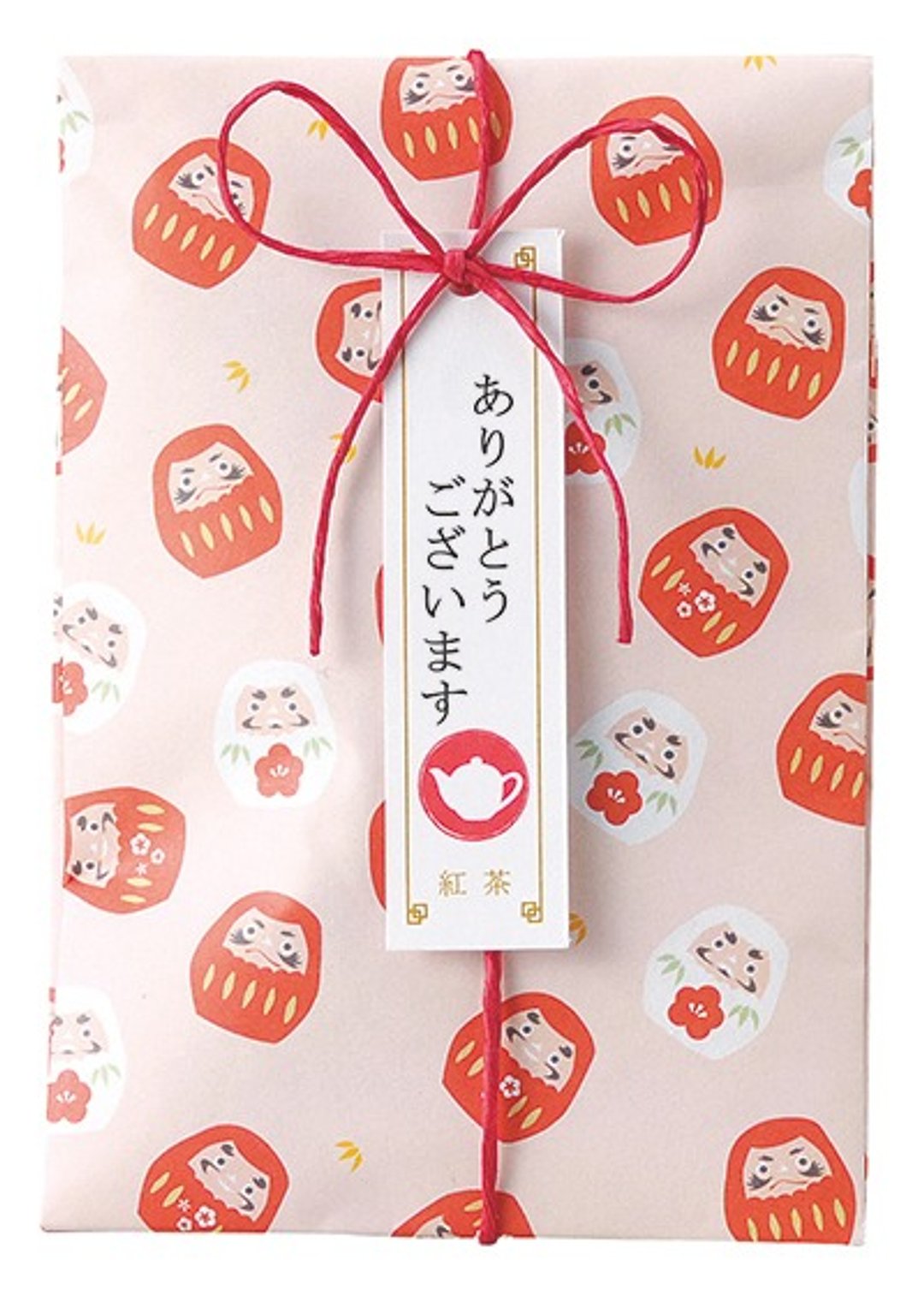 【日本TOWA红茶】和风系列 不倒翁感恩红茶包★大吉岭口味 - 茶 - 新鲜食材 粉红色