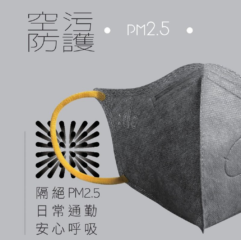 :dc 克微粒 - 立体奈米薄膜口罩 职业防护- PM2.5防护 (6片/盒) - 数码小物 - 其他材质 银色