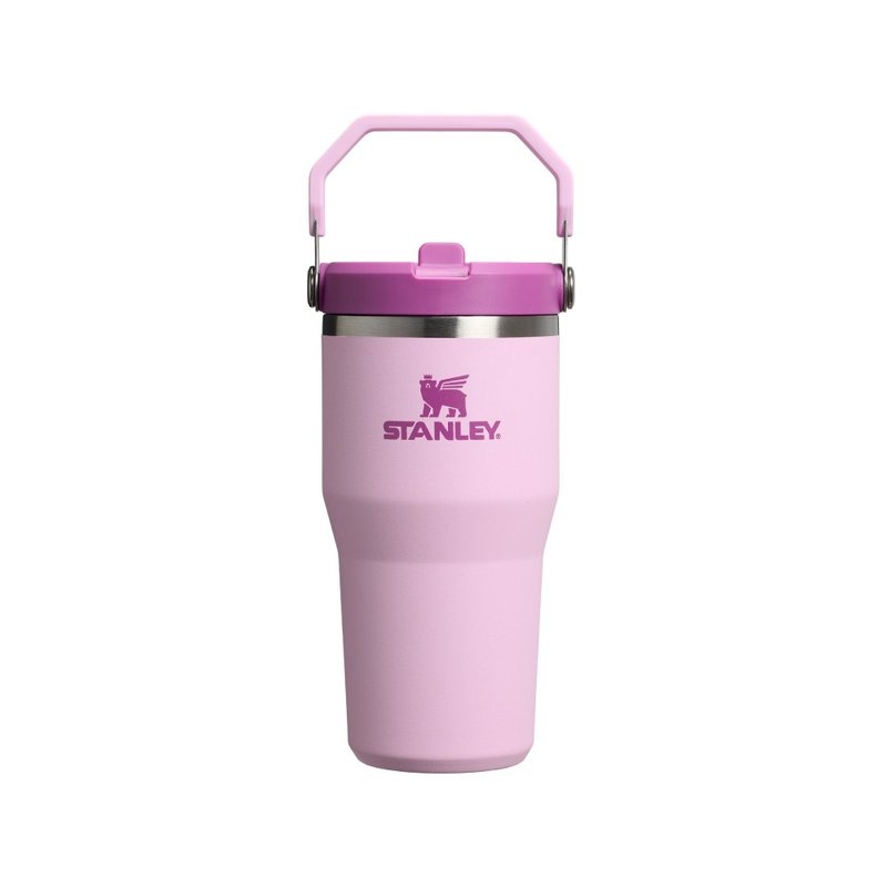 STANLEY 经典系列 IceFlow 手提吸管杯2.0 0.59L / 春樱粉 - 保温瓶/保温杯 - 不锈钢 多色