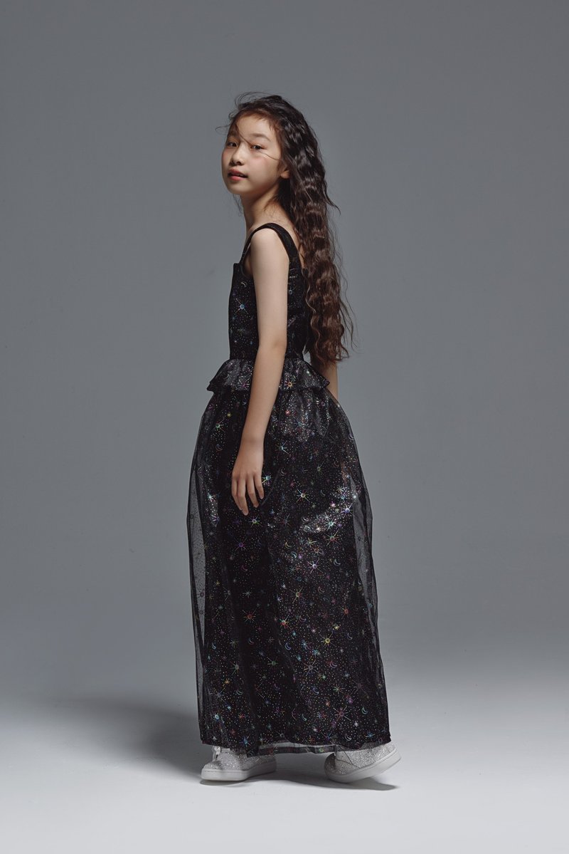 Organza Dress with Ruffle Waist Detail / 2021 - 晚装/礼服 - 其他材质 