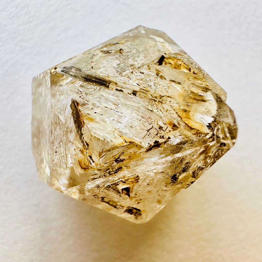巴基斯坦黄泥骸骨水晶 银2 开窗骨干水晶 原石原矿标 磁场脉轮 - 摆饰 - 其他材质 金色