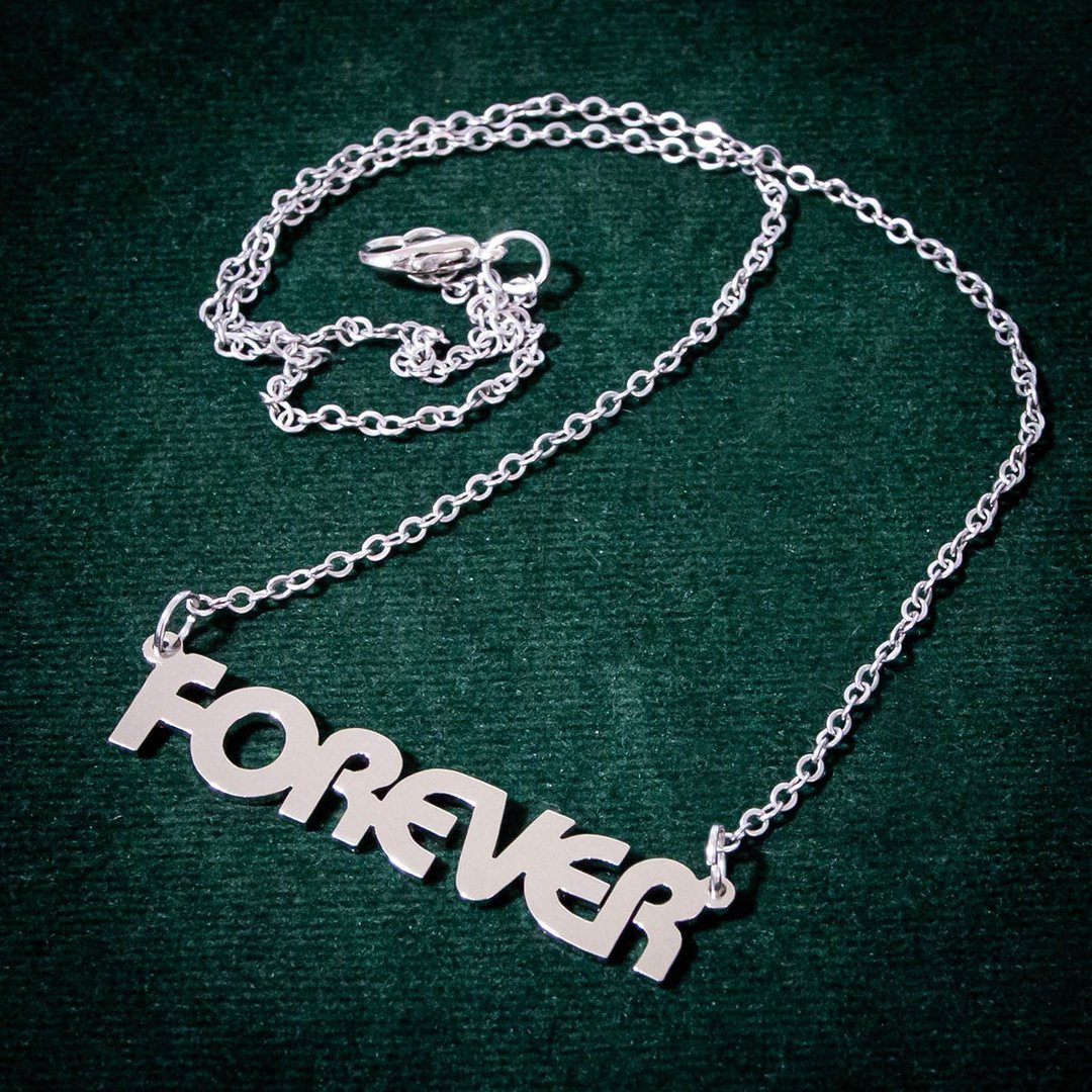 Made to order - Customize name necklace - 项链 - 铜/黄铜 银色