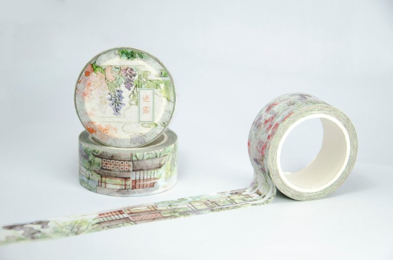 食货志和纸胶带 苏城故事-迷露 拙政园 - 纸胶带 - 纸 紫色