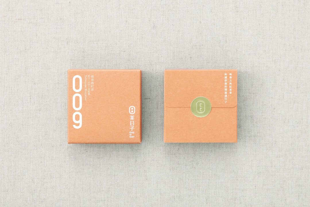 【茶包】Dae 009 | 夜来香红茶 一日正好 随身盒 (茶包2入/盒) - 茶 - 新鲜食材 橘色