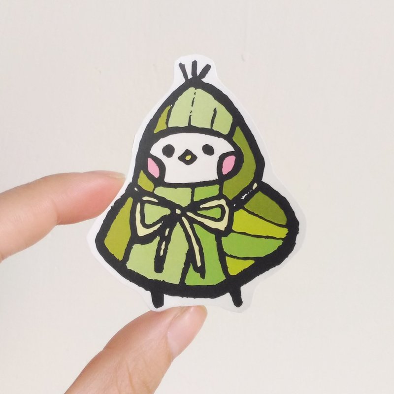 粽子 插画贴纸 3件组 - 贴纸 - 纸 绿色