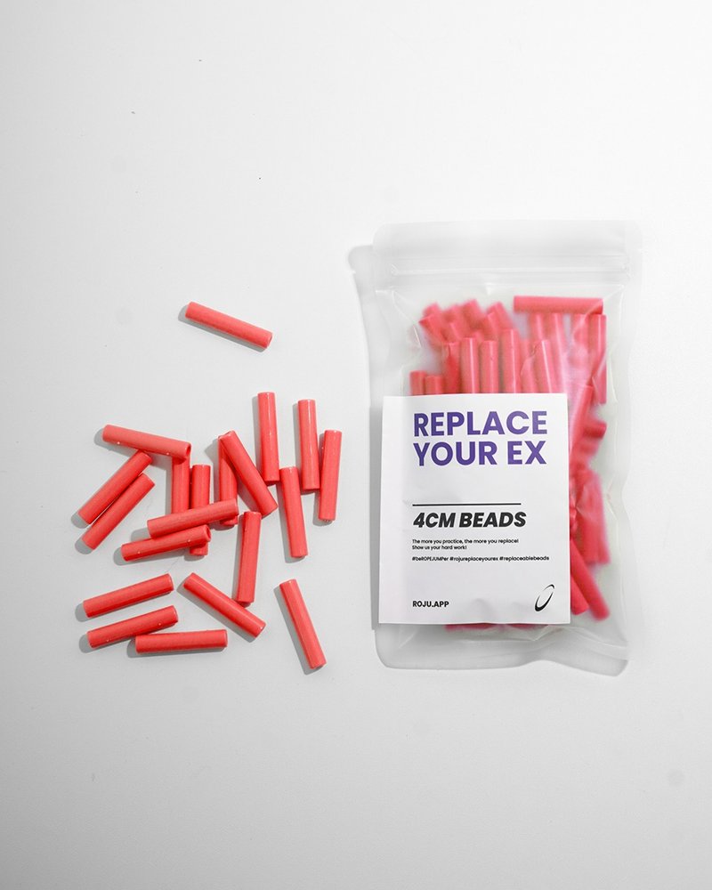 【RYE】跳绳 节拍珠 拍子珠 4cm (重拍-猩红赤) - 运动配件 - 塑料 红色