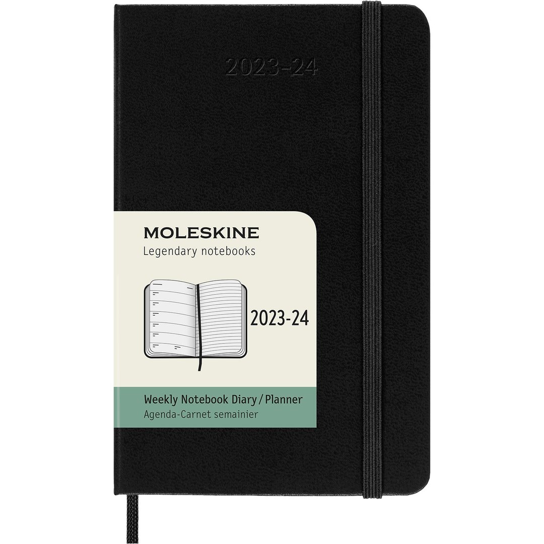 _勿上架_MOLESKINE 2023-24 周记手帐 18M 硬壳 口袋型 - 笔记本/手帐 - 纸 黑色