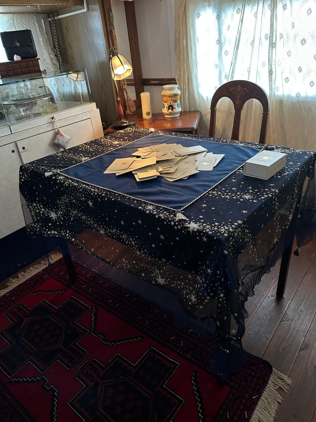 奢華  由日本占卜師　純手工製作的　塔羅牌桌布　蕾絲桌布3件套 - 其他 - 其他材质 