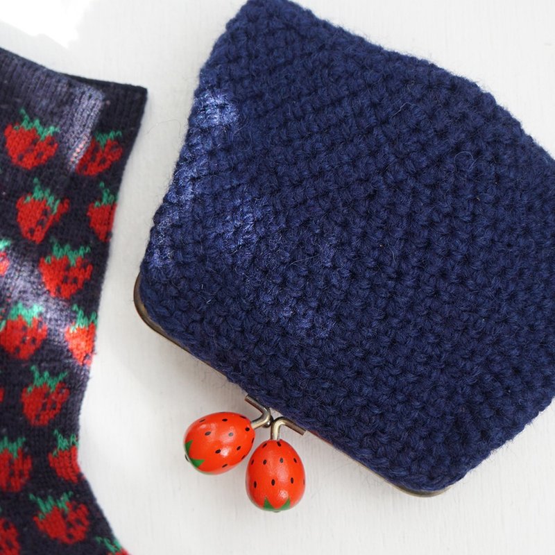 Ba-ba (m) 手钩方型小包 No.C1799 - 化妆包/杂物包 - 其他材质 蓝色