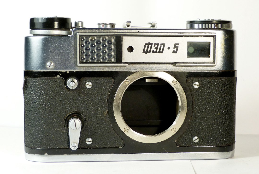FED 5 USSR 35 mm vintage film rangefinder camera body M39 LTM mount - 相机 - 其他金属 银色
