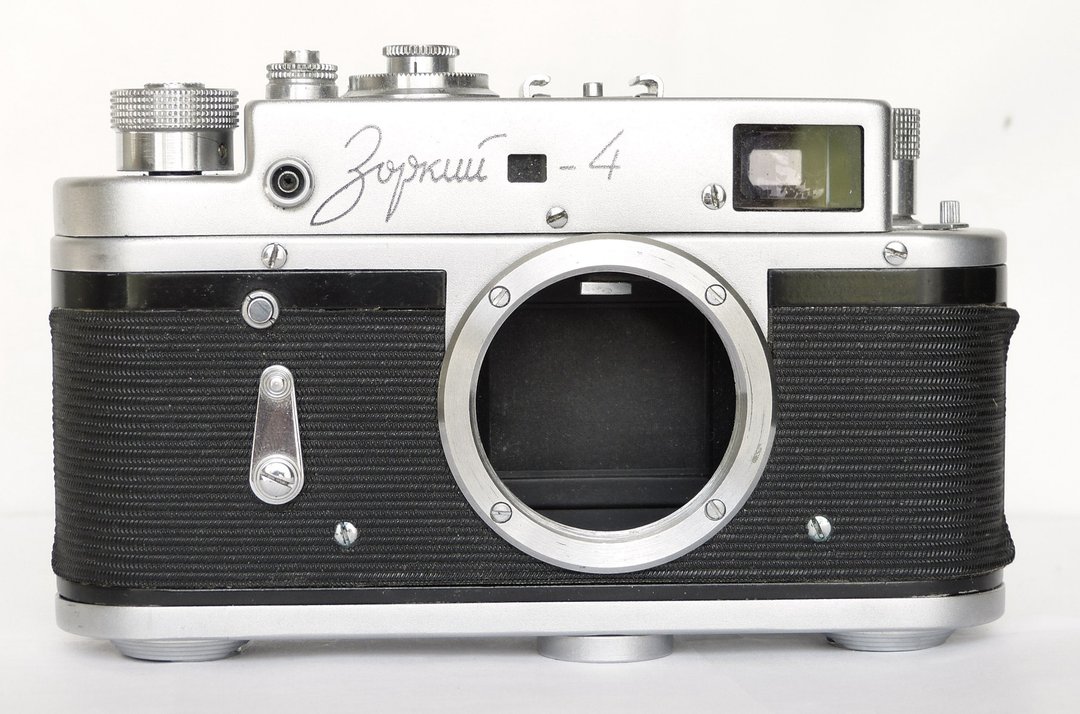 Zorki-4 旁轴底片相机 35 mm M39 介面苏联 KMZ 机身 - 相机 - 其他金属 银色