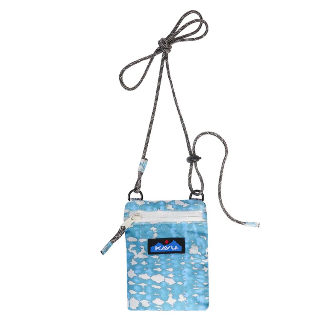 【西雅图 KAVU】Waspusk Pouch 休闲斜背小包 水波扎染 #9366 - 侧背包/斜挎包 - 其他材质 蓝色