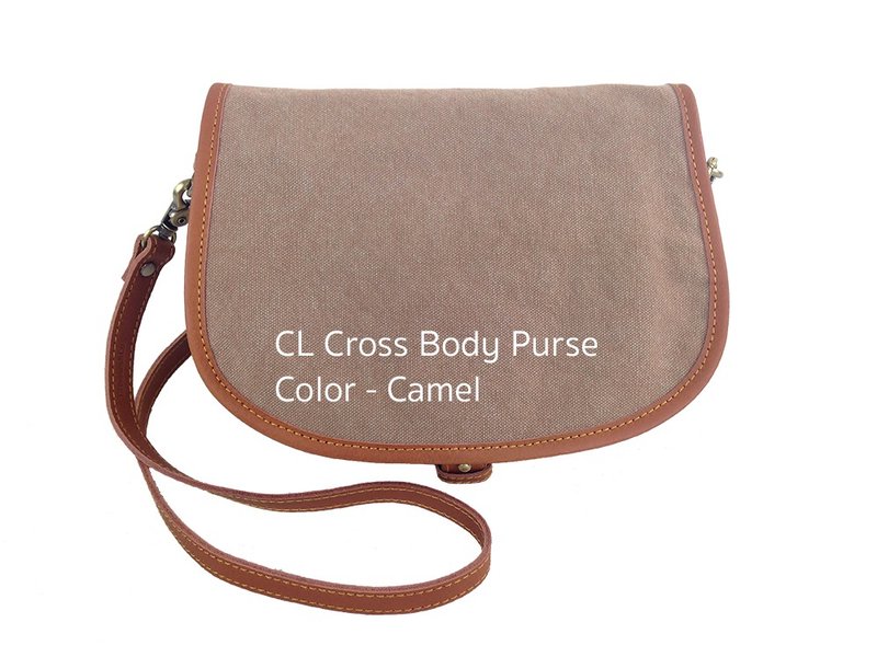 CL cross body purse - 其他 - 棉．麻 咖啡色