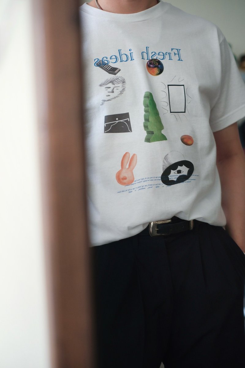 山口崇多Agata Yamaguchi Flesh ideas T-shirts - 男装上衣/T 恤 - 棉．麻 多色