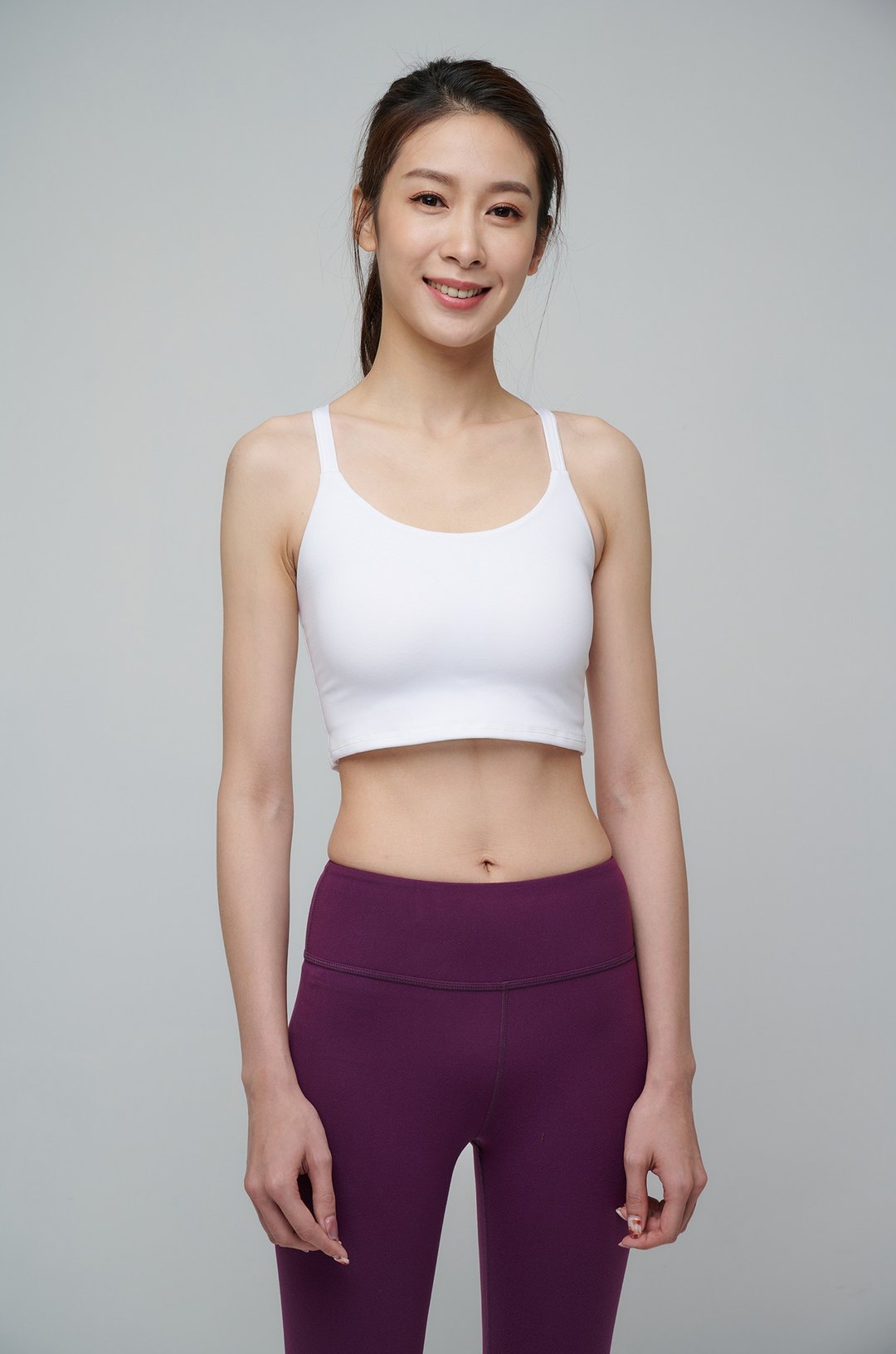 春夏穿搭【Yoga Flow】Chloe Bra-White   快速出货 - 女装瑜珈服 - 聚酯纤维 