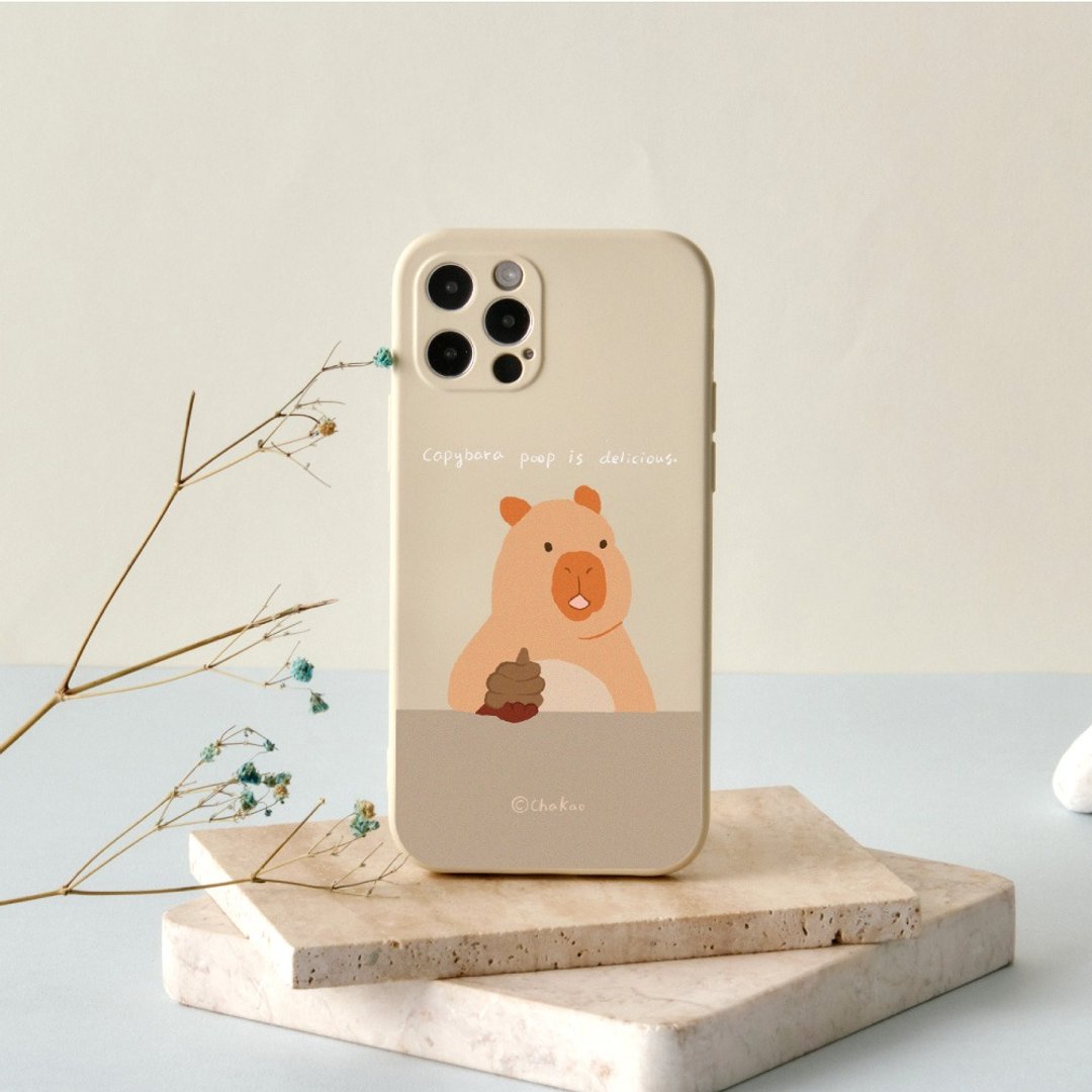 查高插画修身养性全包iPhone手机壳 - 手机壳/手机套 - 硅胶 多色