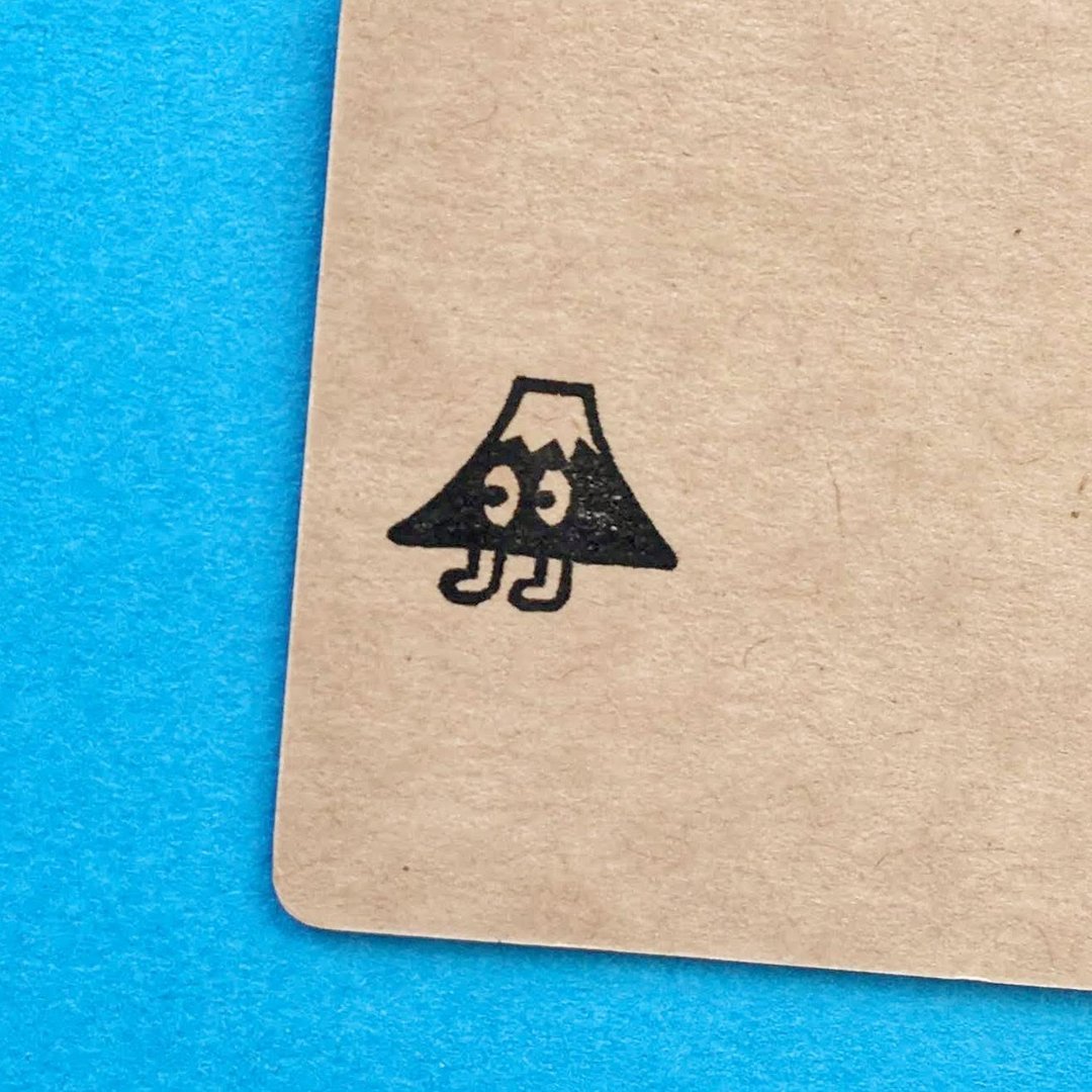 Mt.Fuji 03・ rubber stamp・ 20mm series - 印章/印台 - 橡胶 白色