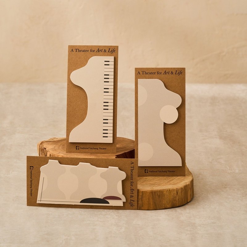 歌剧院便条纸 (3入组) - 便条纸/标签贴 - 纸 