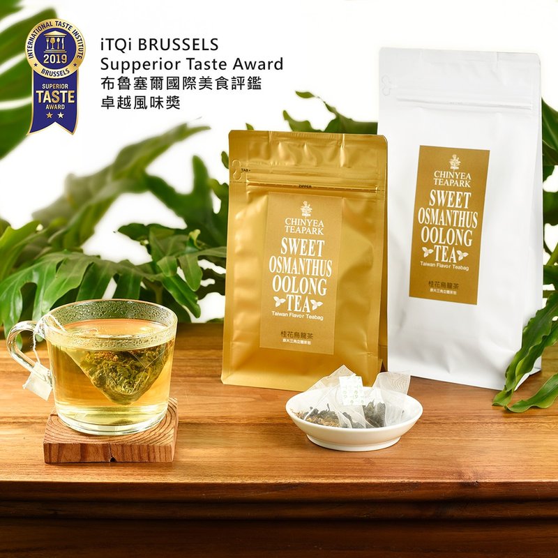 桂花乌龙茶包 -台湾人气解腻NO.1传统薰花茶 - 茶 - 塑料 金色