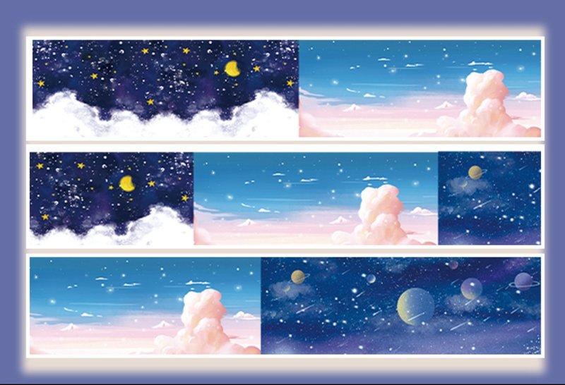 星际漫游 PET 纸胶带 - 纸胶带 - 其他材质 多色