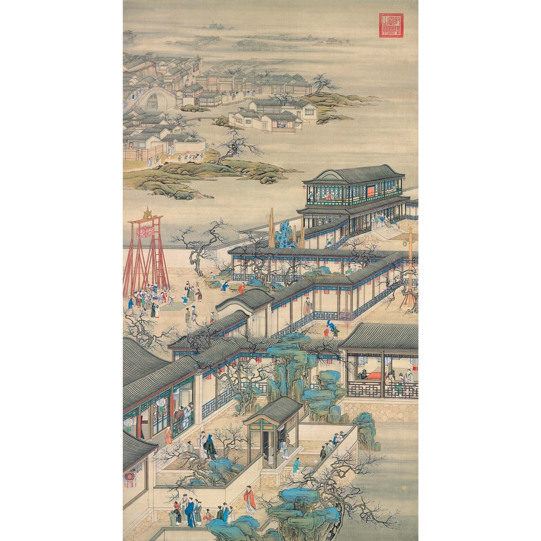 【中式海报・Chinese Poster】十二月月令图・一月 - 海报/装饰画/版画 - 纸 