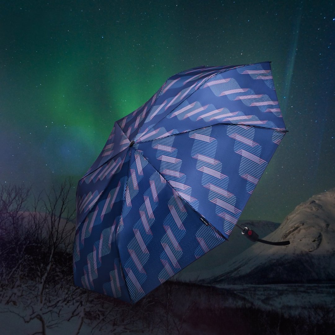 【Knirps德国红点伞】T.220 安全自动开收伞-Aurora - 雨伞/雨衣 - 聚酯纤维 灰色