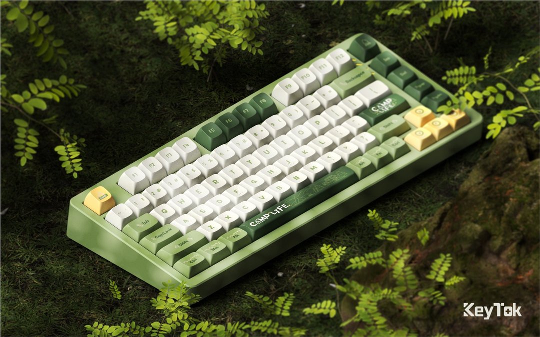 KDA营生活 染色 PBT 键帽 - 电脑配件 - 其他材质 绿色