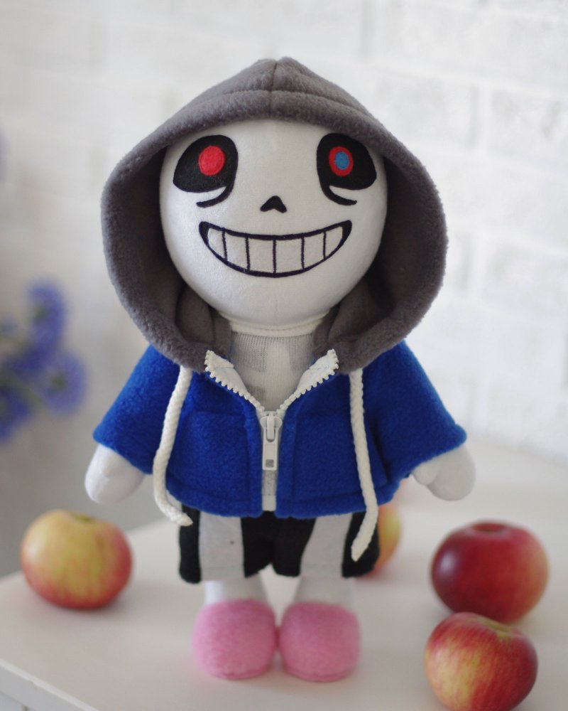 Dust Sans Undertale AU Collectible Doll | Made to Order - 玩偶/公仔 - 聚酯纤维 蓝色