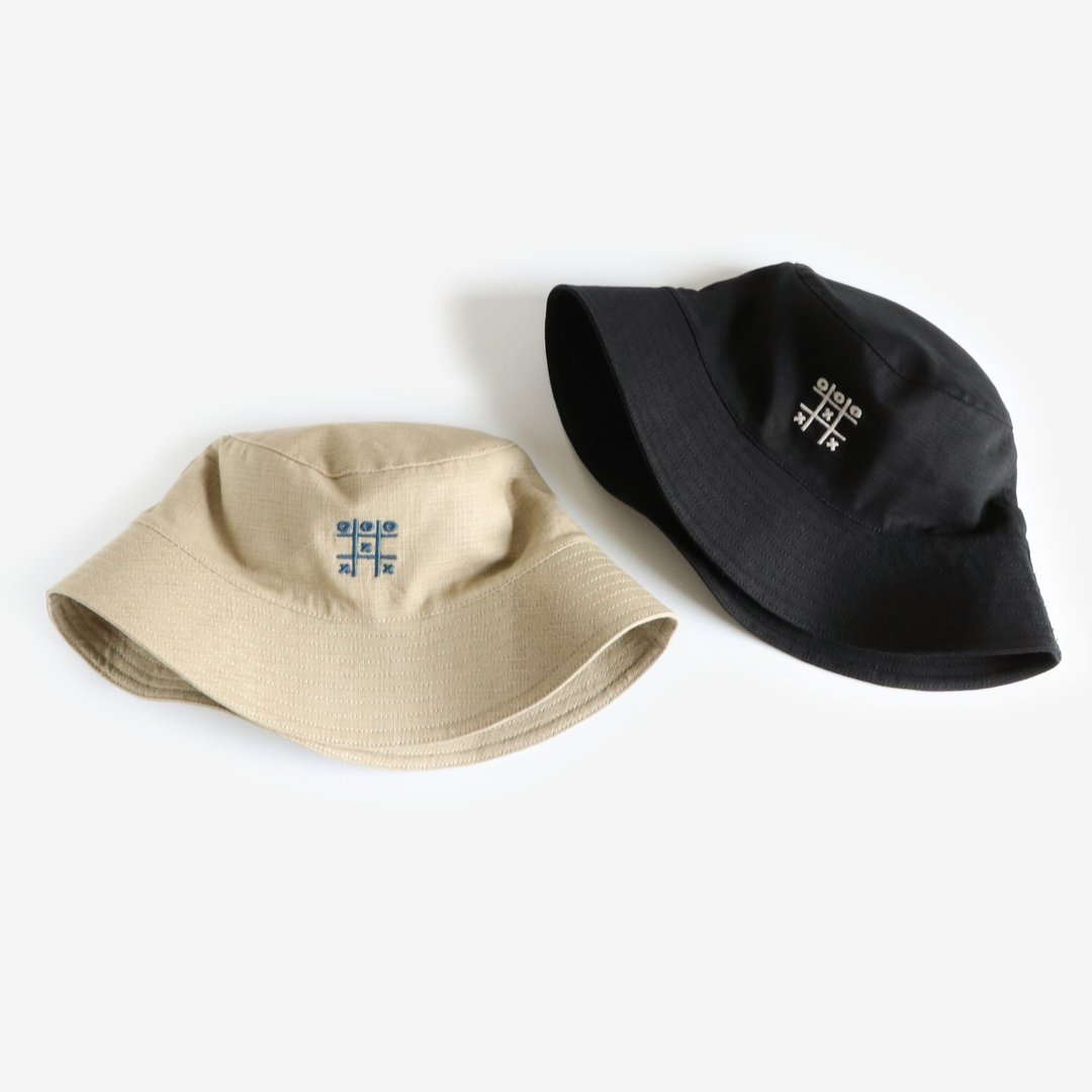 OOXX刺绣渔夫帽 fisherman hat - 帽子 - 棉 黑色